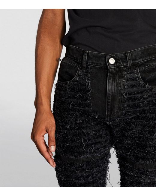 1017 ALYX 9SM X Blackmeans Distressed Slim Jeans for men
