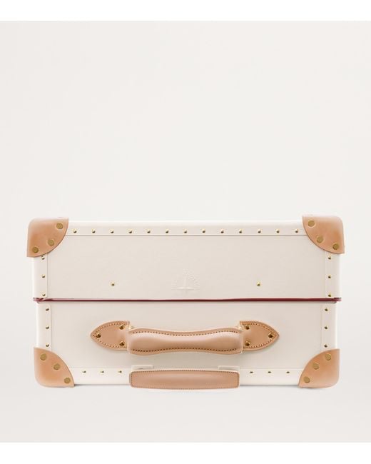 Globe-Trotter White Large Safari 4-Wheel Suitcase