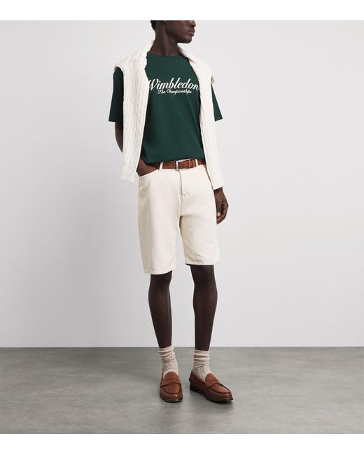 Ralph Lauren Green X Wimbledon Script T-Shirt for men