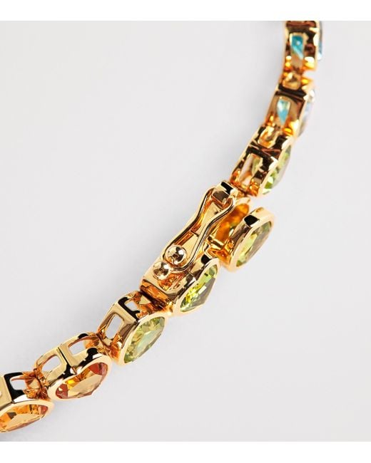 Emily P. Wheeler Brown And Multi-Gemstone I Heart Bracelet