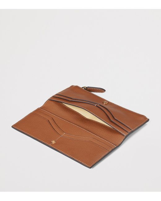 Aspinal Brown Large Leather Hudson Purse