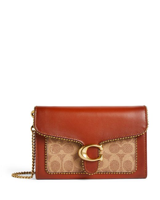 COACH Leather Tabby Crossbody Bag in Brown Lyst
