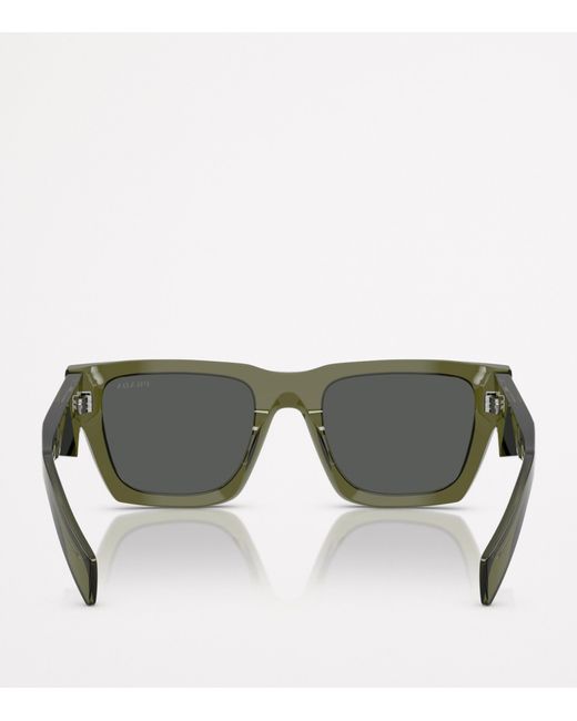 Prada Gray Acetate Pr A06S Sunglasses for men
