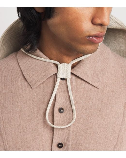 Jacquemus Pink Merino Wool-Cashmere Sweater for men