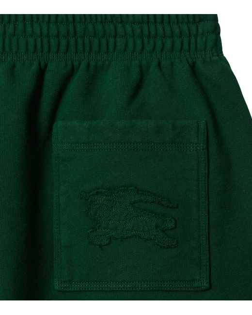 Burberry Green Cotton Shorts for men