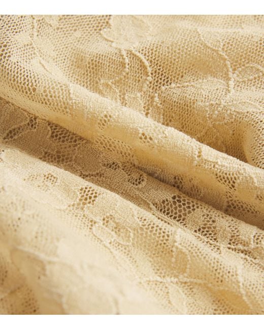 Skims Natural Stretch-Lace Boyshorts