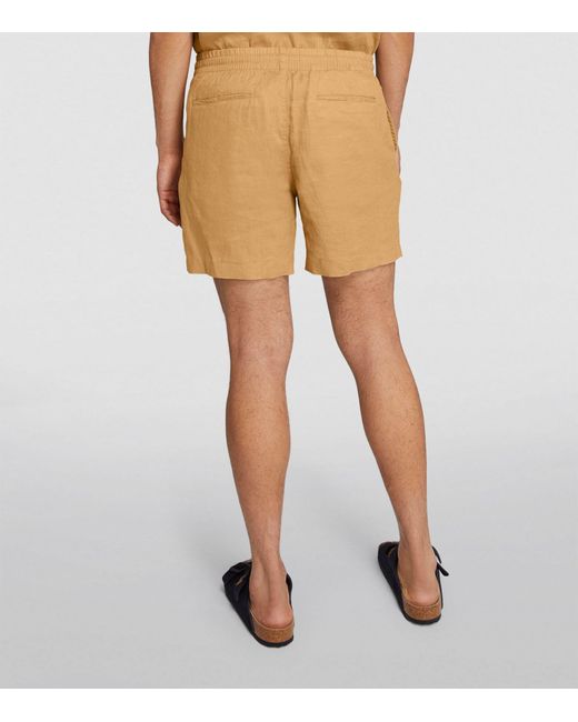 Polo Ralph Lauren Natural Linen Prepster Shorts for men