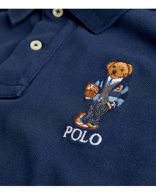 Polo Ralph Lauren Blue Polo Bear Polo Shirt for men
