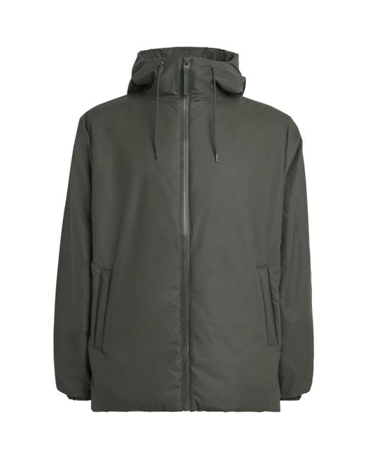 Rains Men's Green Waterproof Insulated Lohja Jacket