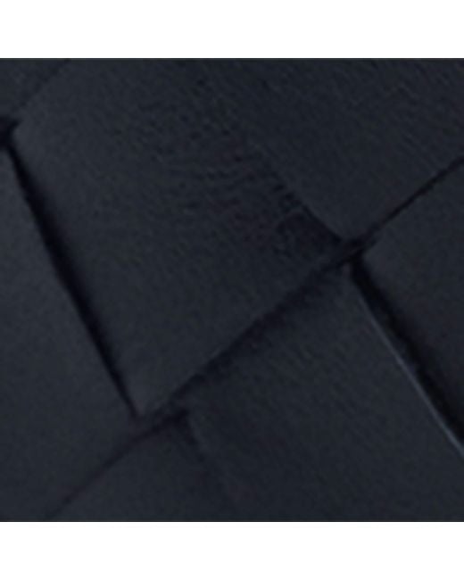 Bottega Veneta Black Leather Intrecciato Loop Belt for men