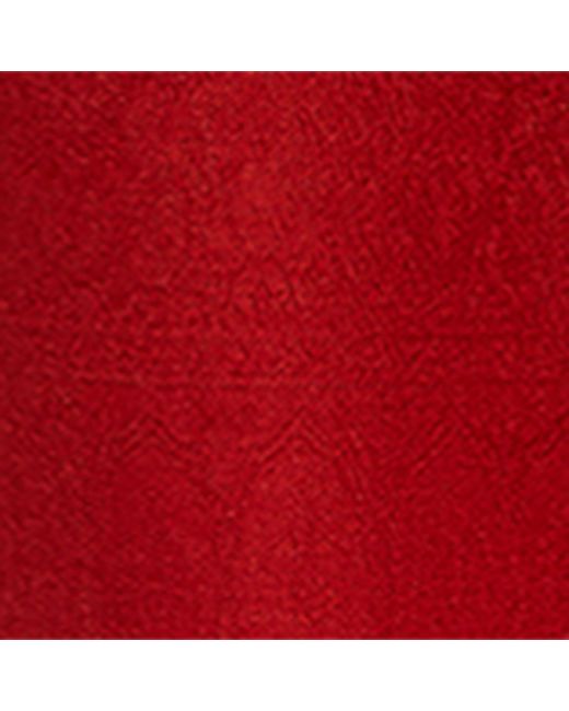 Max Mara Red Wool-Silk Scarf
