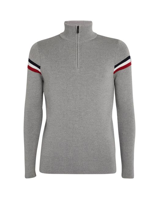 Fusalp Gray Wengen Iv Half-zip Sweater for men
