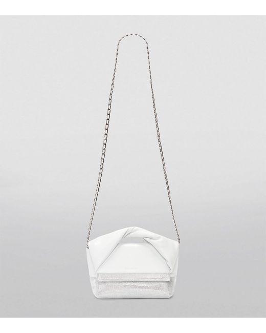 J.W. Anderson White Medium Leather Twister Top-handle Bag