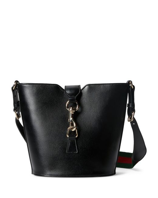 Gucci Black Mini Leather Original Bucket Bag