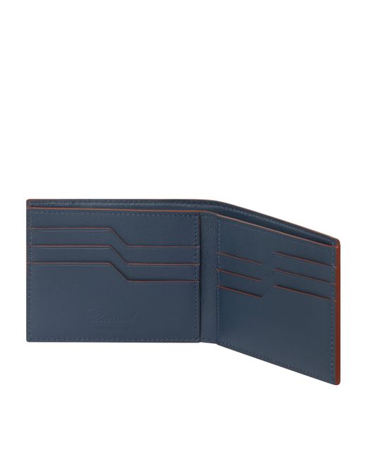 Chopard Brown Mini Leather Heritage Bifold Wallet