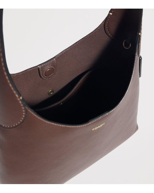 COACH Brown Leather Brooklyn 28 Shoulder Bag