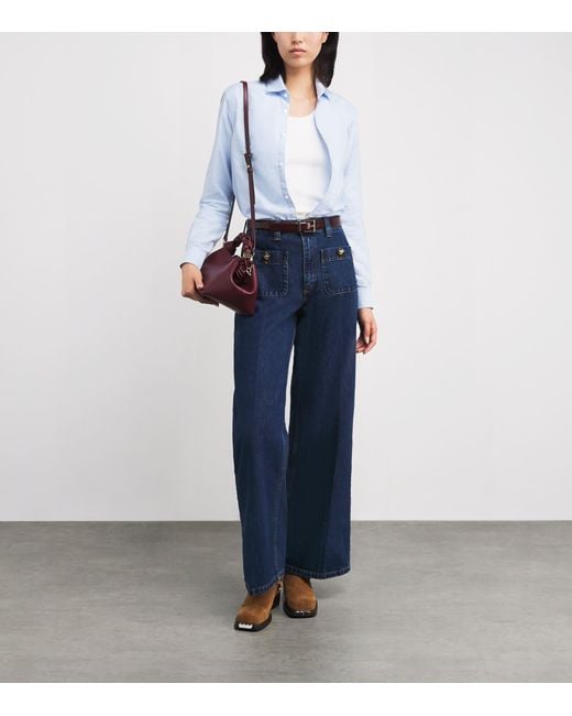 Sandro Brown Leather Belt