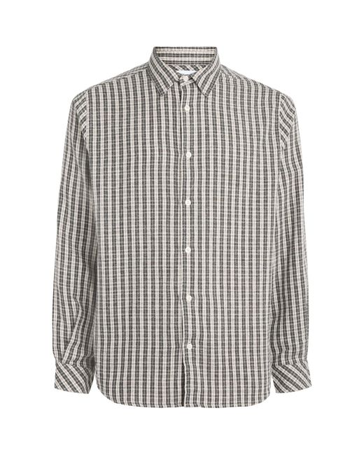 Samsøe & Samsøe Multicolor Organic Cotton Check Saryan Shirt for men