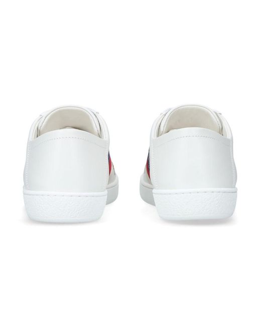 gucci white bee trainers