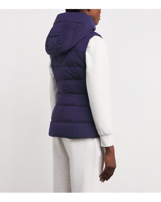 Canada Goose Blue Water-Repellent Down Clair Gilet