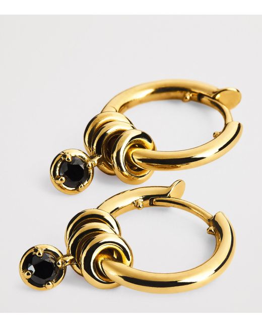 Spinelli Kilcollin Metallic And Diamond Zahra Hoop Earrings