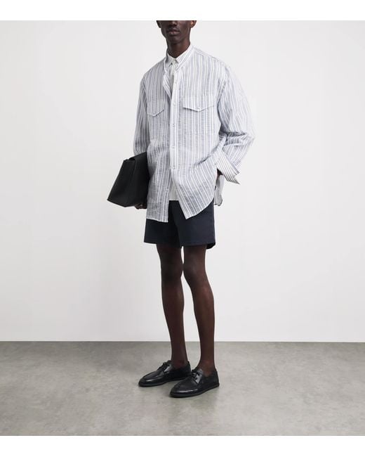 PAIGE Blue Chino Phillips Shorts for men