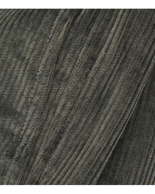 Sease Gray Corduroy Mindset Slim Trousers for men