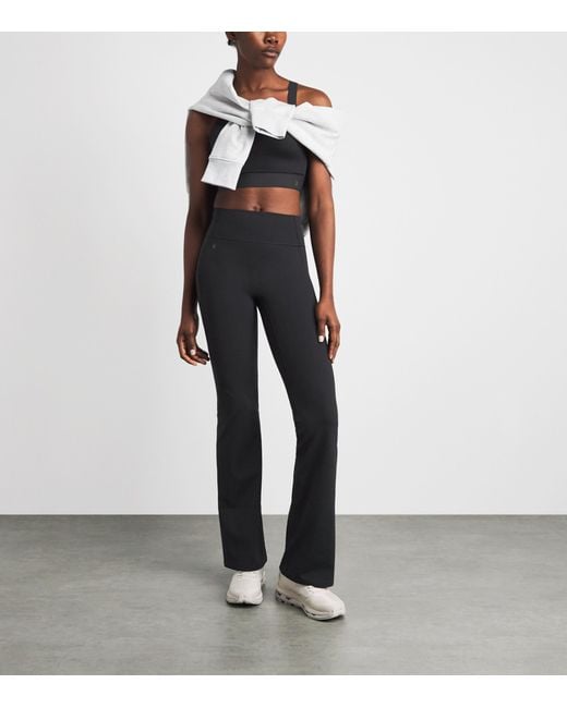 On Shoes Black Studio Flared Leggings
