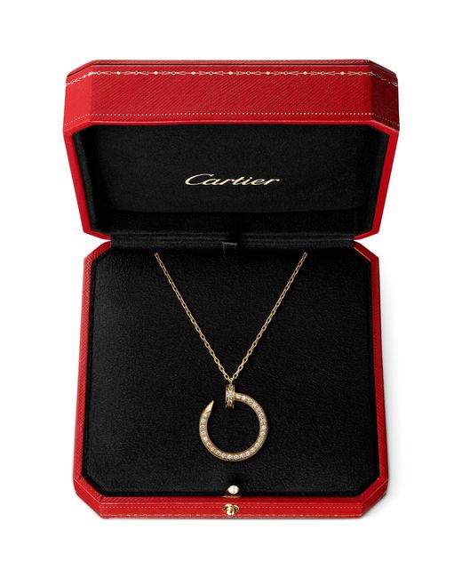 Cartier Metallic And Diamond Juste Un Clou Necklace