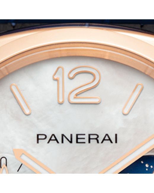 Panerai Blue Rose Gold Luminor Due Watch 38mm