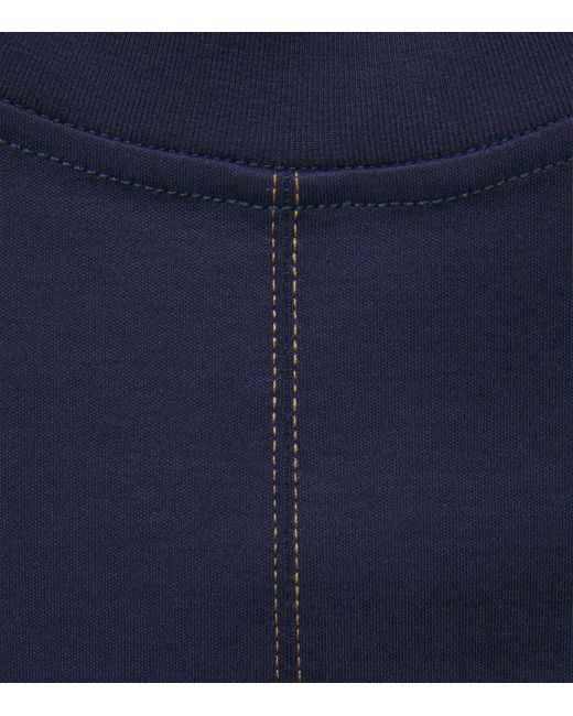MAX&Co. Blue Jersey Midi Dress