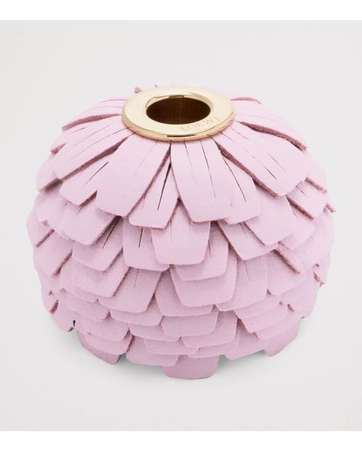 Loewe Pink Calfskin Flower Personalisation Charm