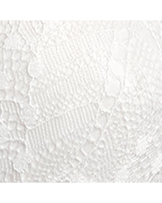 Simone Perele White Lace Comète Plunge Bra