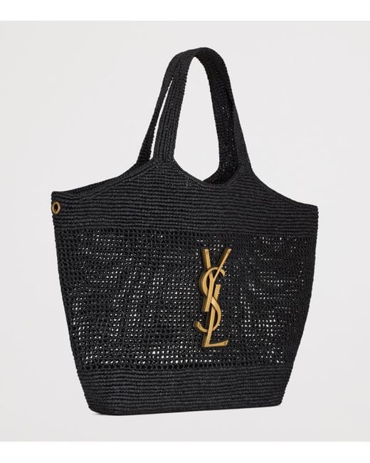Saint Laurent Black Maxi Icare Tote Bag