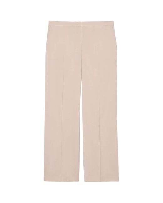 Marina Rinaldi Natural Virgin Wool Estri Tailored Trousers
