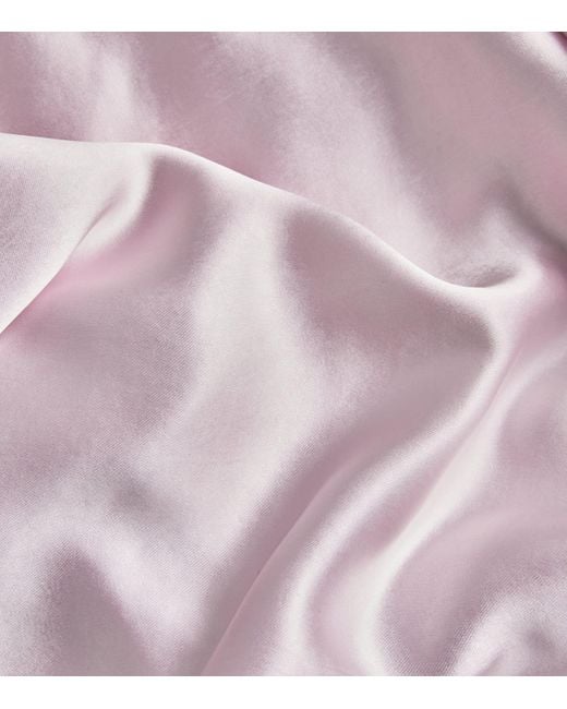 Self-Portrait Pink Sequin Bouclé Chiffon Midi Dress