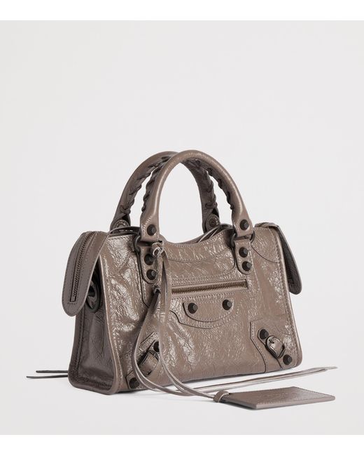 Balenciaga Pink Mini Leather Le City Top-Handle Bag