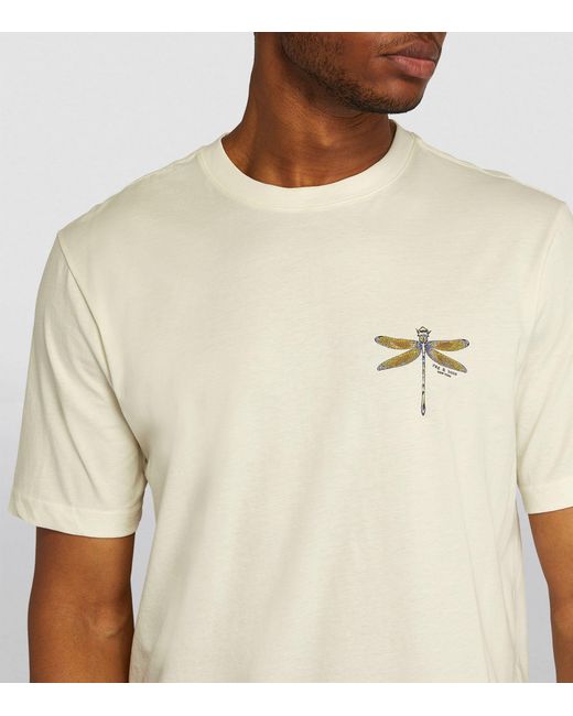 Rag & Bone Cotton Dragonfly T-shirt in Natural for Men | Lyst