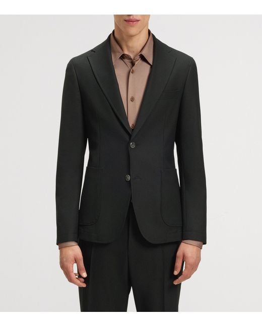 Boss Black Single-Breasted Slim Blazer for men