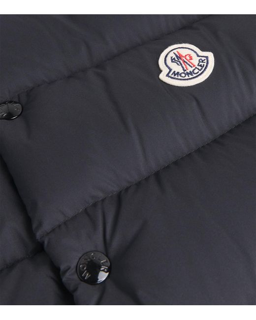 Moncler Blue Down Tibb Padded Gilet for men
