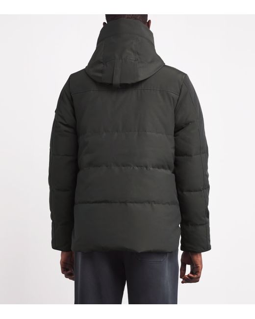Canada Goose Black Quilted Macmillan Parka Jacket for men