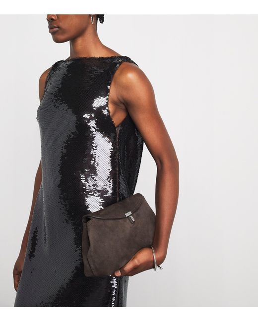 Esse Studios Black Sequin Luminessa Midi Dress