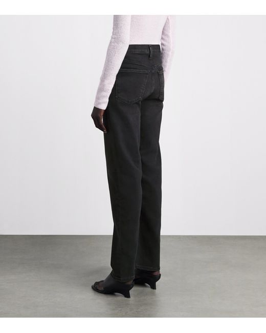 Citizens of Humanity Black Palma Straight Jeans