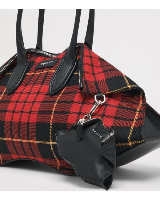 McQueen Black Leather Manta Charm
