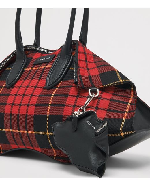 Alexander McQueen Black Leather Manta Charm