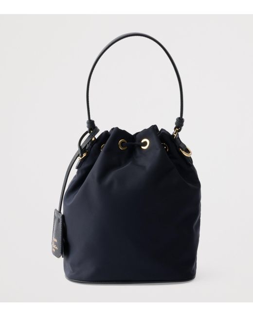 Prada Blue Mini Re-Edition 1978 Bucket Bag