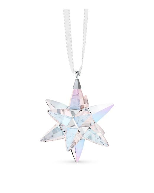 Swarovski White Shimmer Star Ornament