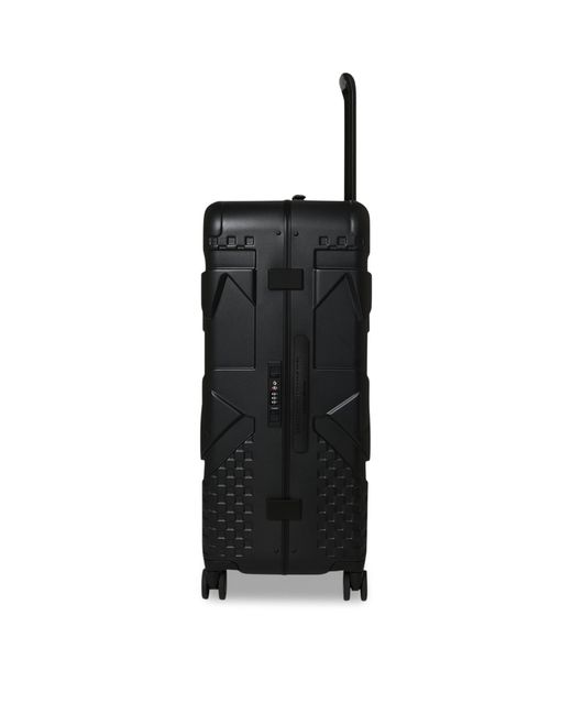 Sprayground Black The Sharkitecture Check-In Suitcase