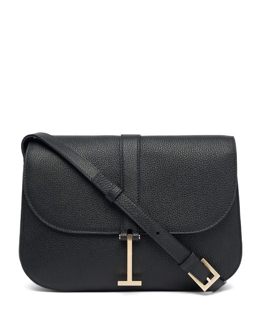 Tom Ford Black Large Leather Cross-Body Bag