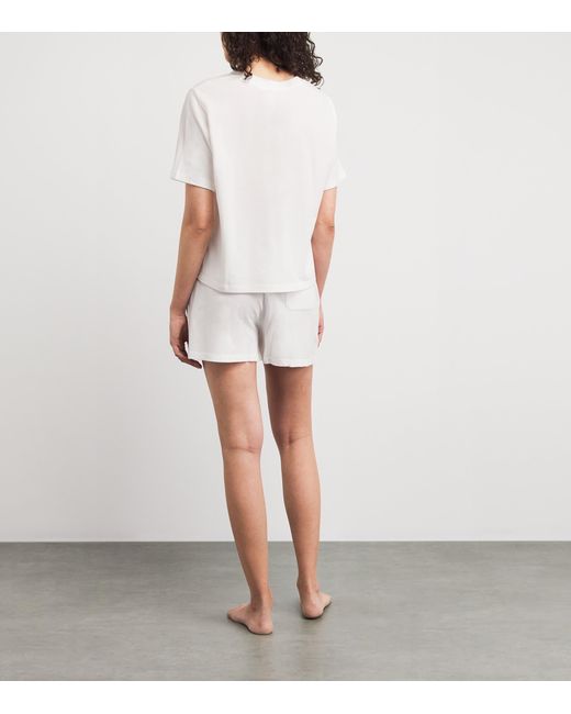 Polo Ralph Lauren White Cotton-Modal Short Pyjama Set
